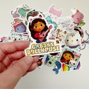 Set of 5 Gabby’s Dollhouse themed stickers